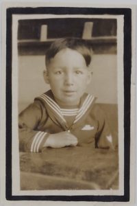 1926: Robert Garcia, first grade, Holy Cross School, Ventura, California (Courtesy of Robert Garcia)